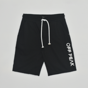 Bermuda Long Moletom Jump Preta